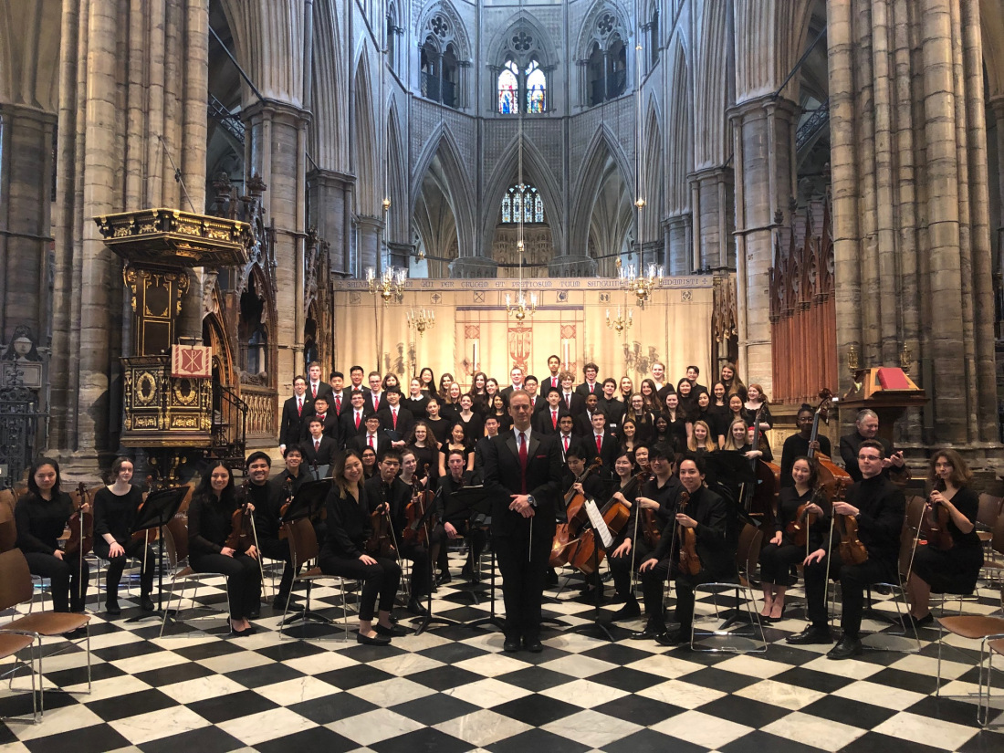 Exeter students perform at Westminster Abbey