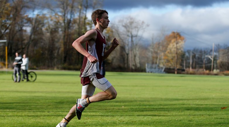 Will Coogan '20 running outdoors at Exeter
